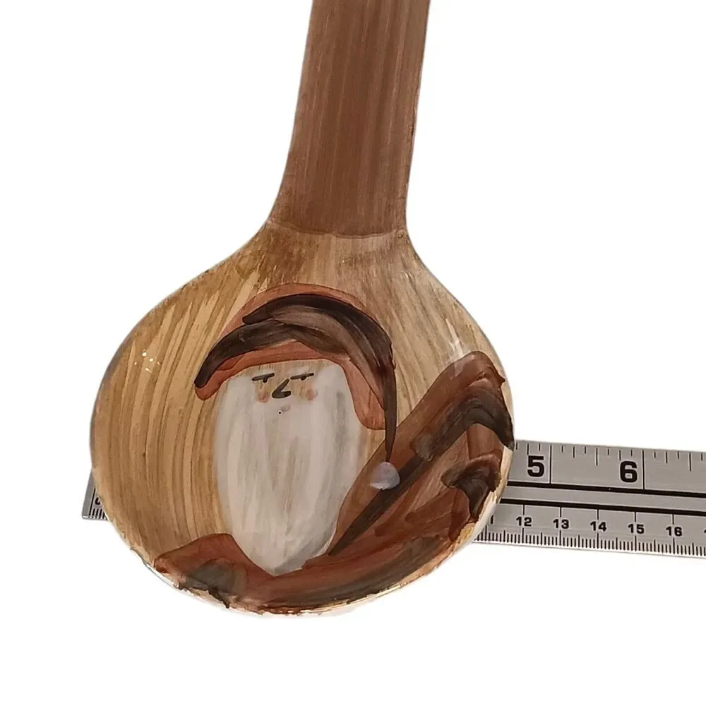 Santa Claus Spoon Rest - Made in Italy By Marco e Cristina - Christmas Holiday